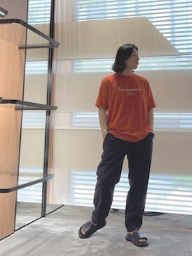 「アイテム（シューズ）」を使った、SANNANDESUさん（メンズ・179cm）の夏コーディネート
