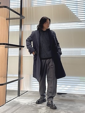 「アイテム（手袋）」を使った、SANNANDESUさん（メンズ・179cm）の秋コーディネート
