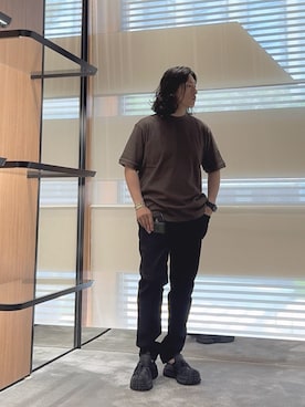 「夏」｜「アイテム（PC・スマホグッズ/家電）」を使った、SANNANDESUさん（メンズ・179cm）の夏コーディネート