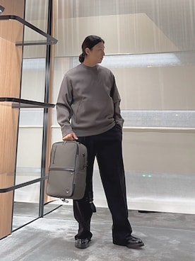 「アイテム（バックパック/リュック）」を使った、SANNANDESUさん（メンズ・179cm）の秋コーディネート
