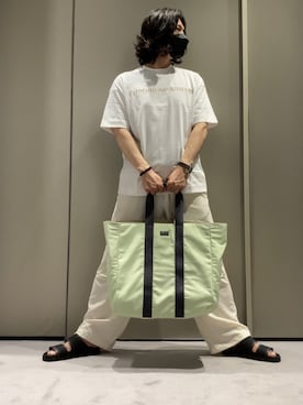「リバーシブル」｜「アイテム（アナログ腕時計）」を使った、SANNANDESUさん（メンズ・179cm）の春コーディネート