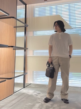 「ポロシャツコーデ」｜SANNANDESUさん（メンズ・179cm）の夏コーディネート