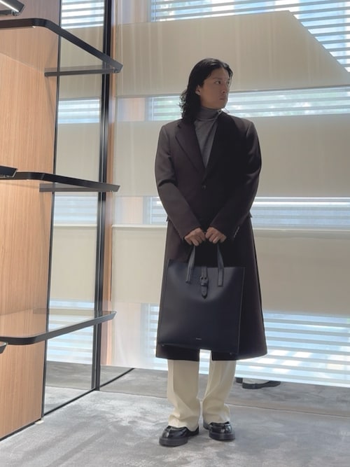 新品未使用⭐️エンポリオアルマーニ セーター サイドロゴ 刺繍 ウール 黒 L EMPORIO ARMANI（エンポリオアルマーニ）の「【エンポリオ