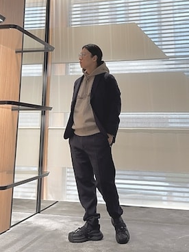 EMPORIO ARMANIのテーラードジャケットを使ったメンズ人気