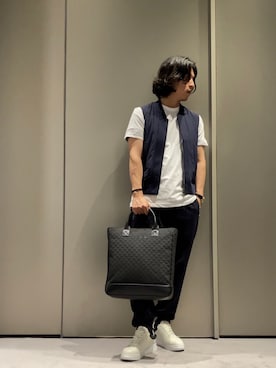 「ジャージーパンツ」｜「アイテム（腕時計）」を使った、SANNANDESUさん（メンズ・179cm）の秋コーディネート