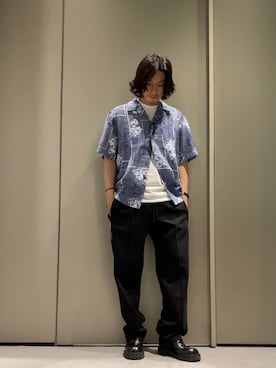 「ジャージーパンツ」｜「アイテム（腕時計）」を使った、SANNANDESUさん（メンズ・179cm）の夏コーディネート