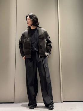 「迷彩」｜「アイテム（ブルゾン）」を使った、SANNANDESUさん（メンズ・179cm）の秋コーディネート