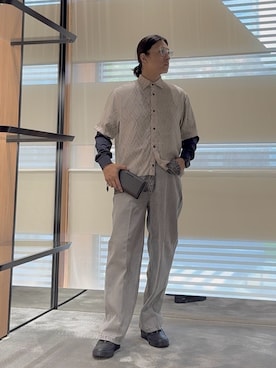「アイテム（財布）」を使った、SANNANDESUさん（メンズ・179cm）の夏コーディネート