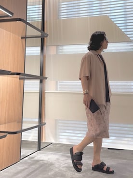 「アイテム（インナーウェア/肌着）」を使った、SANNANDESUさん（メンズ・179cm）の秋コーディネート
