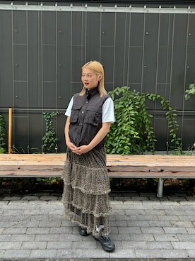 「ハイトーンカラー」｜shio2425さん（レディース・154cm）の夏コーディネート