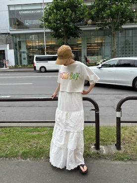 「ハイトーンカラー」｜shio2425さん（レディース・154cm）の夏コーディネート