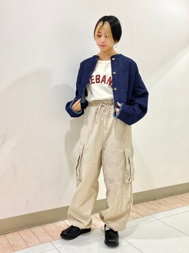 「アツいコーデ全部見せ」｜「アイテム（ブルゾン）」を使った、ﾄｸﾁｬさん（レディース・149cm）の夏コーディネート