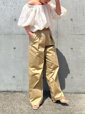 「MACPHEE（マカフィー）のアイテム」を使った、sachiさん（レディース・148cm）の春コーディネート