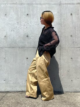 「MACPHEE（マカフィー）のアイテム」を使った、sachiさん（レディース・148cm）の春コーディネート