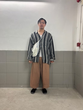 「アイテム（エプロン）」を使った、pata92さん（メンズ・175cm）の夏コーディネート