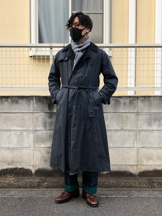 Barbour チェック柄 トレンチコート 1703984328_320.jpg