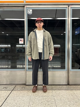 「L.L.Bean（エルエルビーン）のアイテム（キャップ）」を使った、pata92さん（メンズ・175cm）の春コーディネート