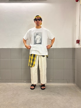 「NEAT（ニート）のアイテム」を使った、pata92さん（メンズ・175cm）の夏コーディネート