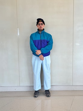 「NIKE（ナイキ）のアイテム（帽子）」を使った、pata92さん（メンズ・175cm）の冬コーディネート