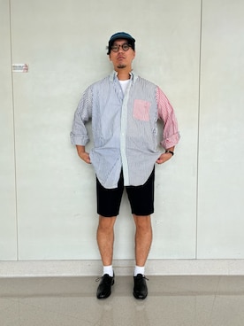 「NEAT（ニート）のアイテム（帽子）」を使った、pata92さん（メンズ・175cm）の春コーディネート
