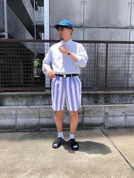 「NEAT（ニート）のアイテム（帽子）」を使った、pata92さん（メンズ・175cm）の冬コーディネート