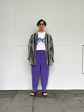 「MOSCOT（モスコット）のアイテム」を使った、pata92さん（メンズ・175cm）の夏コーディネート