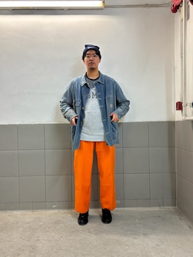 「NIKE（ナイキ）のアイテム（帽子）」を使った、pata92さん（メンズ・175cm）の冬コーディネート