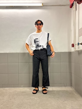 「COACH（コーチ）のアイテム」を使った、pata92さん（メンズ・175cm）の夏コーディネート