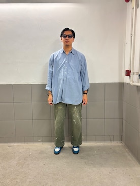 「FALKE（ファルケ）のアイテム」を使った、pata92さん（メンズ・175cm）の夏コーディネート