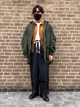 「Levi's（リーバイス）のアイテム（ブルゾン）」を使った、pata92さん（メンズ・175cm）の冬コーディネート