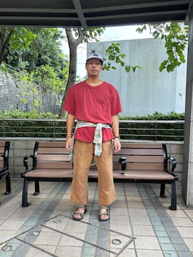 「VINTAGE（ヴィンテージ）のアイテム」を使った、pata92さん（メンズ・175cm）の秋コーディネート