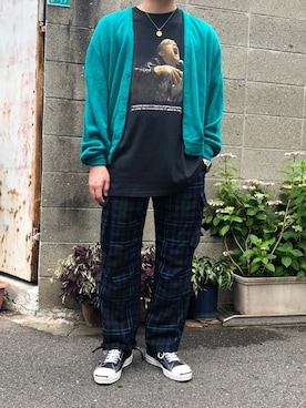 「アイテム（デジタル腕時計）」を使った、pata92さん（メンズ・175cm）の冬コーディネート