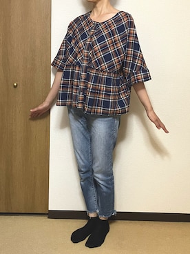 chieさん（骨格ナチュラル・レディース・166cm）の秋コーディネート