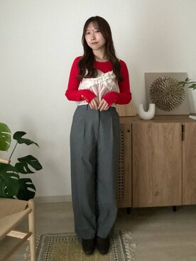 rinoさん（レディース・156cm）の秋コーディネート