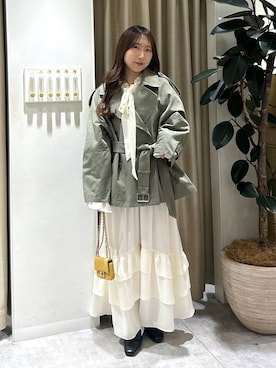 rinoさん（レディース・156cm）の冬コーディネート