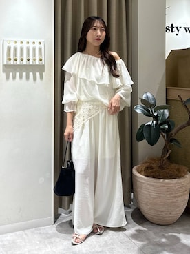 「アイテム（その他ヘアアクセサリー）」を使った、rinoさん（レディース・156cm・20代）の秋コーディネート