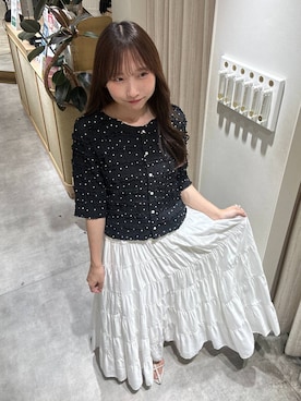 「A part by（アパートバイ）のアイテム」を使った、rinoさん（レディース・156cm）の夏コーディネート