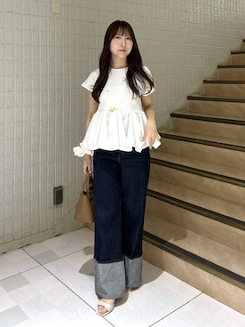 rinoさん（レディース・156cm）の夏コーディネート