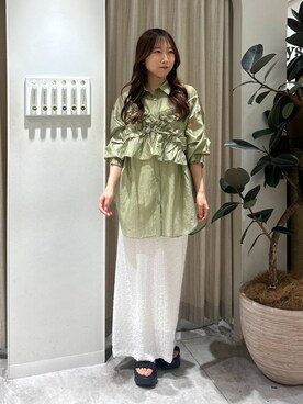 rinoさん（レディース・156cm）の夏コーディネート