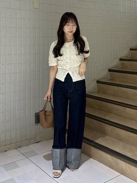 rinoさん（レディース・156cm）の夏コーディネート