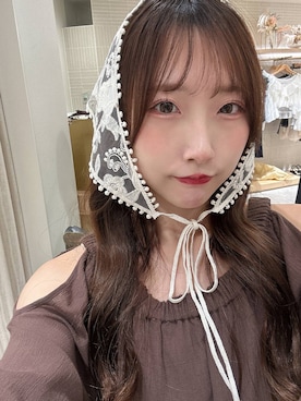 「アイテム（その他ヘアアクセサリー）」を使った、rinoさん（レディース・156cm・20代）の夏コーディネート