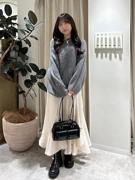 rinoさん（レディース・156cm）の冬コーディネート