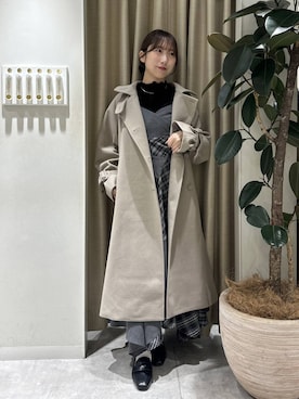 「アイテム（ワンピース）」を使った、rinoさん（レディース・156cm・20代）の冬コーディネート