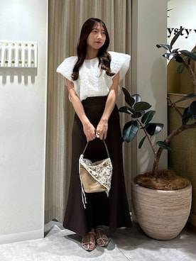 「アイテム（その他ヘアアクセサリー）」を使った、rinoさん（レディース・156cm・20代）の秋コーディネート