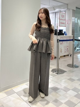 rinoさん（レディース・156cm）の秋コーディネート