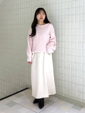 rinoさん（レディース・156cm）の冬コーディネート