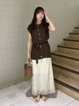 rinoさん(レディース・156cm)の夏コーディネート