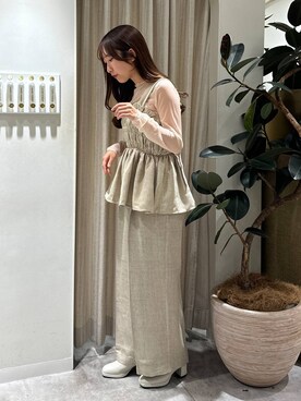 rinoさん（レディース・156cm）の秋コーディネート