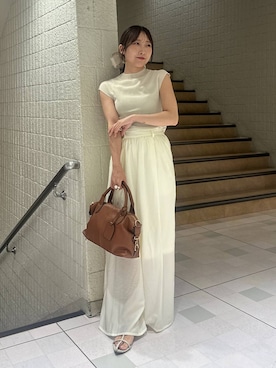 「A part by（アパートバイ）のアイテム」を使った、rinoさん（レディース・156cm）の夏コーディネート