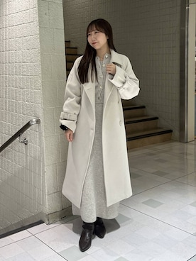 rinoさん（レディース・156cm）の冬コーディネート